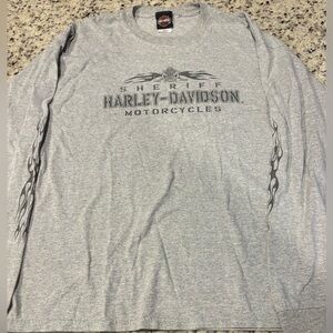 Harley Davidson Sheriff Long Sleeve Shirt size XL